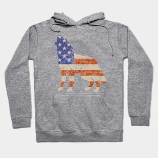 Patriot Howling Wolf Hoodie